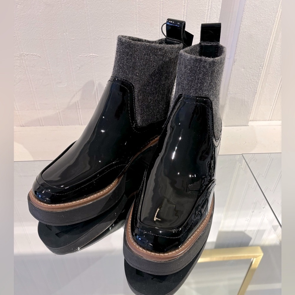 SOLD OUT ---- Dolce Vita BNIB Waterproof patent leather boots - Picture 2 of 3